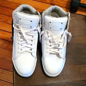 Pastry Pop Tart Grid High Top White Sneakers W11